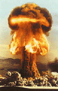 35 kiloton blast image = 20 pounds of plutonium = 70 million pounds of TNT