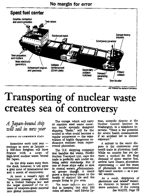 [Journal of Commerce article, part 1]